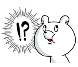 Upturned eyes's transporter bear 01 sticker #10992697