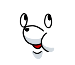 Upturned eyes's transporter bear 01 sticker #10992703