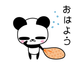 Social withdrawal a giant panda sticker #10993584