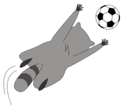 Lovely North American Raccoon sticker #10994322