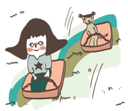 Chili baby and Q Animals (Original) sticker #10994598