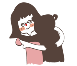 Chili baby and Q Animals (Original) sticker #10994599