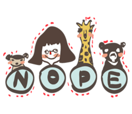 Chili baby and Q Animals (Original) sticker #10994608