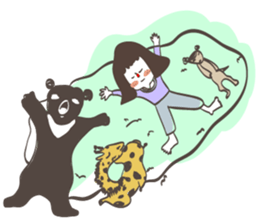 Chili baby and Q Animals (Original) sticker #10994623