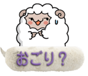 Round sheep&chick sticker #10994649