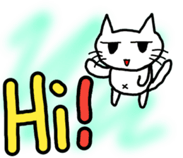 Nekojito in English sticker #10994670