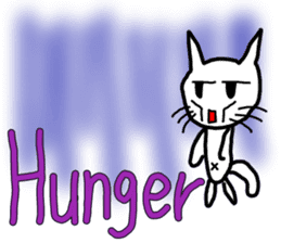 Nekojito in English sticker #10994675