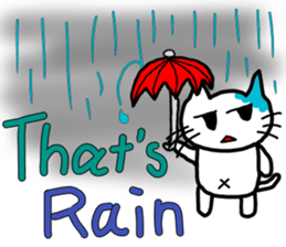 Nekojito in English sticker #10994677