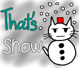 Nekojito in English sticker #10994679