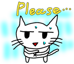 Nekojito in English sticker #10994680