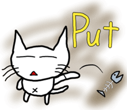 Nekojito in English sticker #10994683