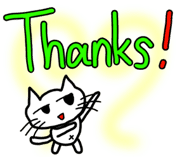 Nekojito in English sticker #10994684