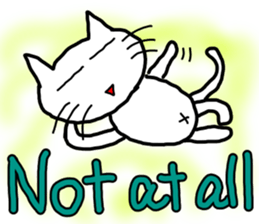 Nekojito in English sticker #10994685