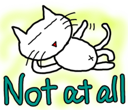 Nekojito in English sticker #10994685