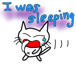 Nekojito in English sticker #10994686