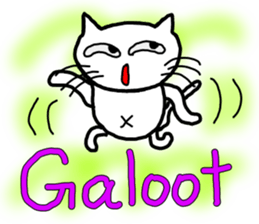 Nekojito in English sticker #10994687