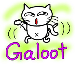 Nekojito in English sticker #10994687