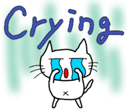 Nekojito in English sticker #10994690