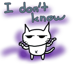 Nekojito in English sticker #10994692