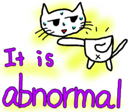 Nekojito in English sticker #10994694