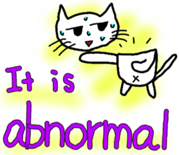 Nekojito in English sticker #10994694