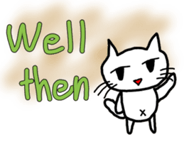 Nekojito in English sticker #10994700