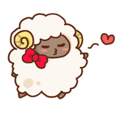 Fluffy Fluffy Sheep sticker #10994938