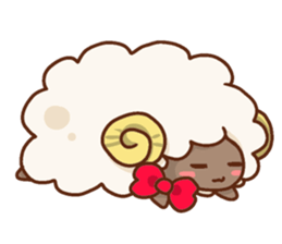 Fluffy Fluffy Sheep sticker #10994941