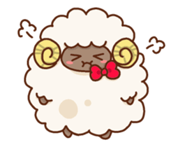 Fluffy Fluffy Sheep sticker #10994942