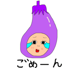 The girl who likes headgear very much. sticker #10994951