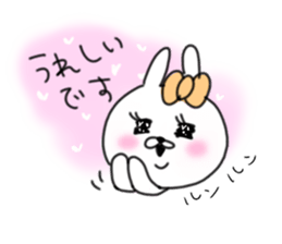 rabbit girl usapun2 sticker #10995959