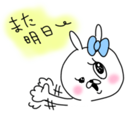 rabbit girl usapun2 sticker #10995962