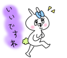 rabbit girl usapun2 sticker #10995967