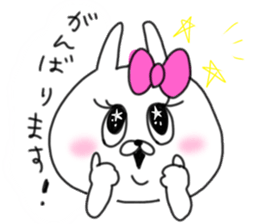 rabbit girl usapun2 sticker #10995969