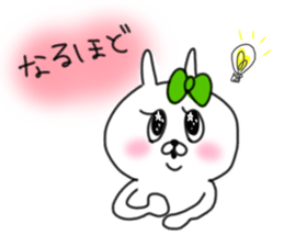 rabbit girl usapun2 sticker #10995978