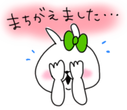 rabbit girl usapun2 sticker #10995980