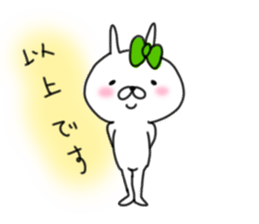 rabbit girl usapun2 sticker #10995981
