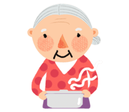 Forever Jo-Jo:A Very Cute Elderly couple sticker #10996601
