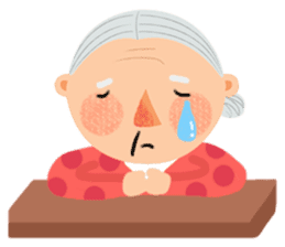 Forever Jo-Jo:A Very Cute Elderly couple sticker #10996603
