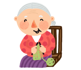 Forever Jo-Jo:A Very Cute Elderly couple sticker #10996607