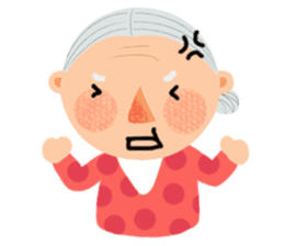 Forever Jo-Jo:A Very Cute Elderly couple sticker #10996610