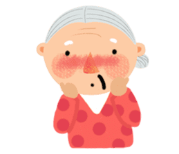 Forever Jo-Jo:A Very Cute Elderly couple sticker #10996615