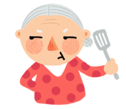 Forever Jo-Jo:A Very Cute Elderly couple sticker #10996617