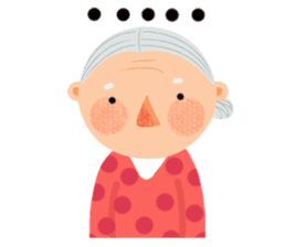 Forever Jo-Jo:A Very Cute Elderly couple sticker #10996623