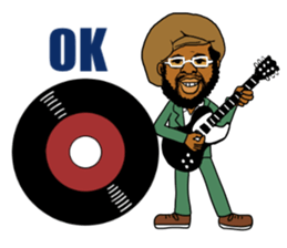 Funky soul man sticker #10996664
