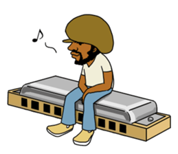 Funky soul man sticker #10996667