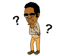 Funky soul man sticker #10996679