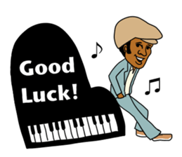 Funky soul man sticker #10996686