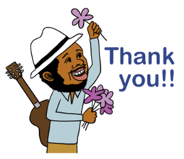 Funky soul man sticker #10996689