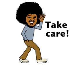 Funky soul man sticker #10996691